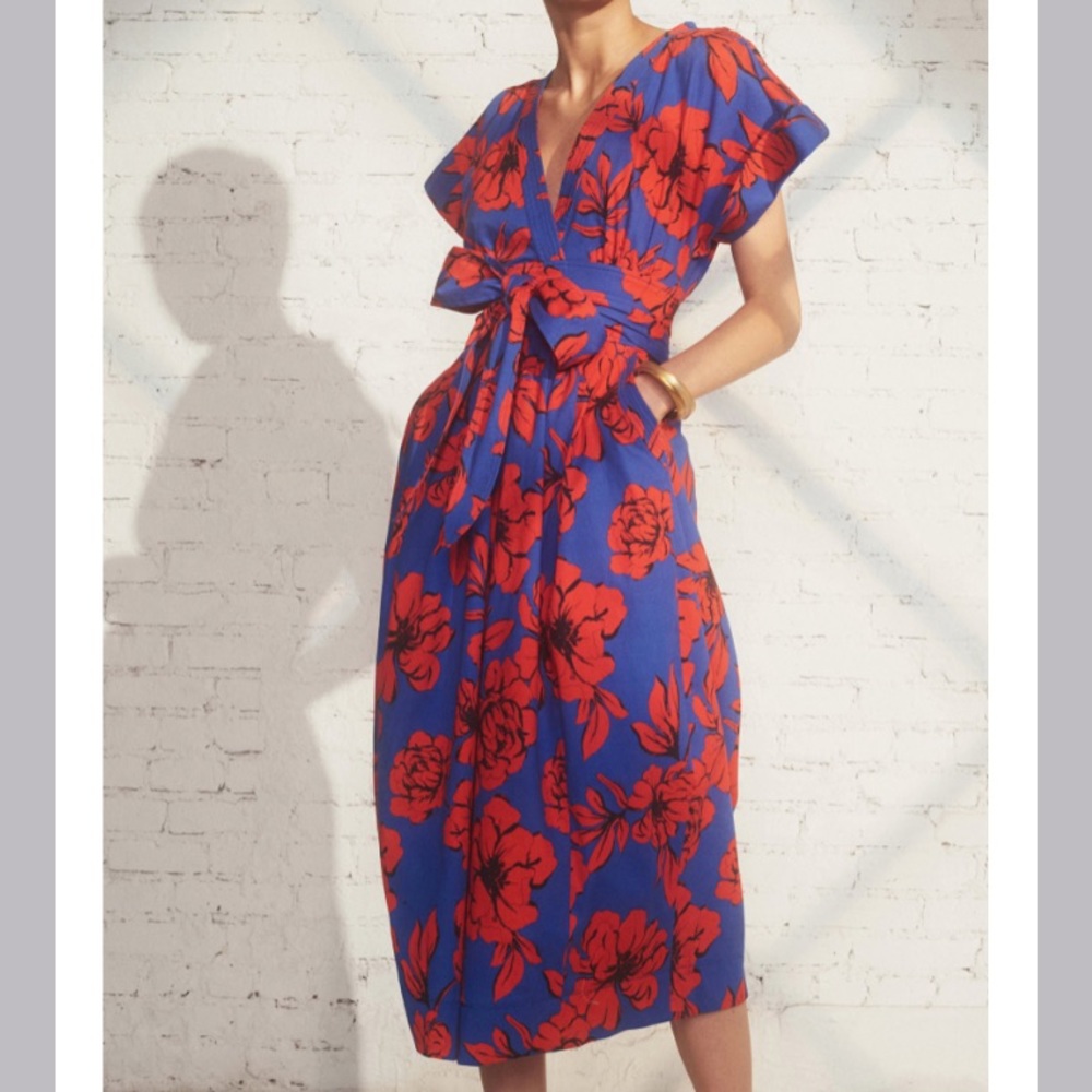 COPY - COPY - Marissa Webb floral midi dress